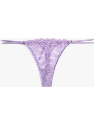 Koton String Külot Dantelli Normal Bel