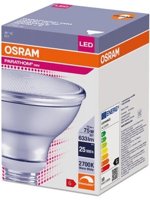 Gae Osram Parathom PAR30 Dımlenebilir 10WATT 2700K Sarı Işık E-27 Duy LED Ampul