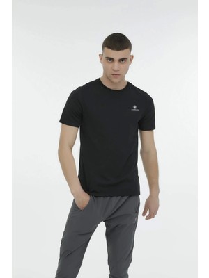 Lumberjack CT110 0 Yaka Erkek Tshirt - Siyah
