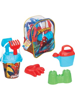 Dede Spiderman Resimli Sırt Çantası Plaj Set