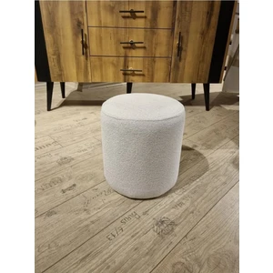 Natura Home Kırık Beyaz Puf - Orta