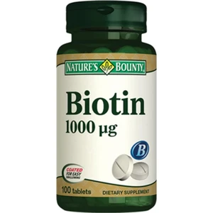 Nature's Bounty Biotin 1000μg 100 Tablet