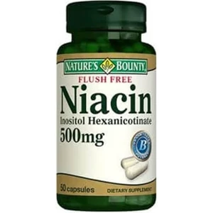 Nature's Bounty Natures Bounty Flush Free Niacin 500 Mg Takviye Edici Gıda 50 Kapsül