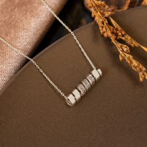 Dkmn Silver 925 Ayar Kıvrımlı Nazar Duası Gümüş Kolye Kadın Gümüş Kolye