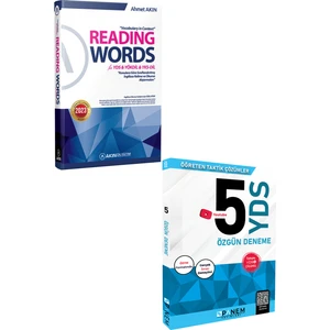 Akın Dil Eğitim Akın Dil Eğitim Reading Words + Panem Yds Özgün 5 Deneme