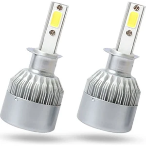 Bosx White Vision LED Xenon Soğutuculu Far Ampulü 4400LM 6000K H3