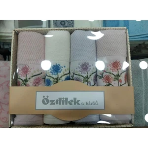 Pansy 4'lü Havlu Renkli