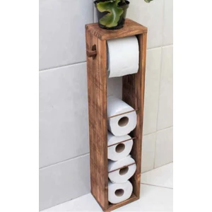 Wc Kağıtlık Tuvalet Kağıtlığı Ahşap Banyo 3008