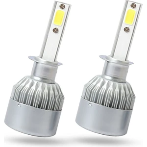 Bosx White Vision LED Xenon Soğutuculu Far Ampulü 4400LM 6000K H1