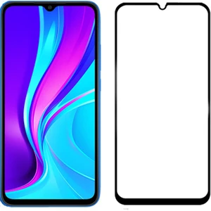 Case 4U Xiaomi Redmi 12C Uyumlu Tam Kaplayan Şeffaf Davin Seramik Ekran Koruyucu Kırılmaz Cam Siyah