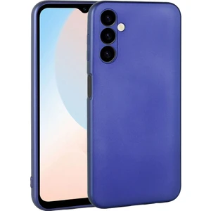 Case 4U Samsung Galaxy A24 Kılıf Kamera Korumalı Klasik Mat Renkli Yumuşak Premier Silikon Saks Mavi
