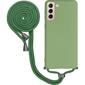 Samsung Galaxy S23 S911 Uyumlu Kılıf Silikon Boyundan Askılı Ipli Lansman Kapak Renkli Tpu