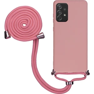 Samsung Galaxy J6 Plus Uyumlu Kılıf Silikon Boyundan Askılı Ipli Lansman Kapak Renkli Tpu