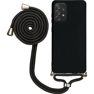 Samsung Galaxy A04S A047 Uyumlu Kılıf Silikon Boyundan Askılı Ipli Lansman Kapak Renkli Tpu