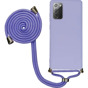 Samsung Galaxy S23 Ultra S918 Uyumlu Kılıf Silikon Boyundan Askılı Ipli Lansman Kapak Renkli Tpu