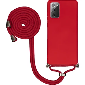 Samsung Galaxy S23 Ultra S918 Uyumlu Kılıf Silikon Boyundan Askılı Ipli Lansman Kapak Renkli Tpu