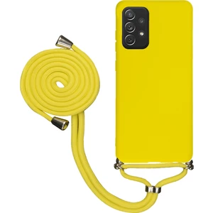 Samsung Galaxy J6 Plus Uyumlu Kılıf Silikon Boyundan Askılı Ipli Lansman Kapak Renkli Tpu
