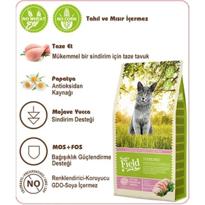 Sam's Field Sterilised Tavuklu Tahılsız Kısırlaştırılmış Kedi Maması 7.5kg
