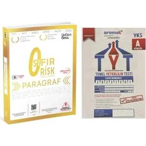 ÜçDörtBeş Yayınları - Paragraf Sıfır Risk