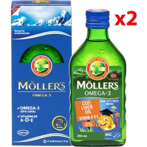 Tutti Frutti Omega-3 Balık Yağı 250 ml - 2 Adet