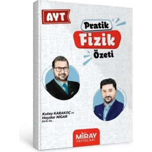 Aydın Yayınları AYT Pratik Fizik Özeti Cep Kitabı