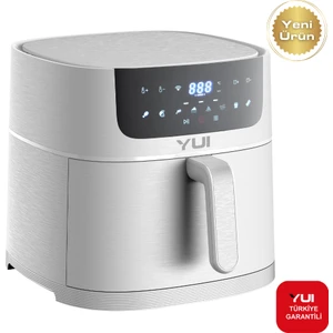 M50 Maxifry Xxl 8 Litre Smart Dokunmatik Airfryer Sıcak Hava Fritöz Beyaz