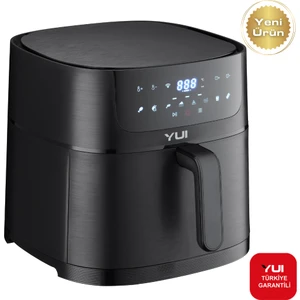 M50 Maxifry Xxl 8 Litre Smart Dokunmatik Airfryer Sıcak Hava Fritöz Siyah