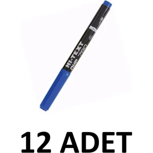 Hi-Text 12 Adet  Ohp   Asetat Kalemi Mavi 780-SM  S  Ince Uçlu Permanent