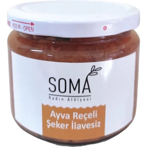 Soma Kadın Atölyesi Ayva Reçeli Şeker İlavesiz Katkısız Ev Yapımı 300 gr