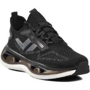 DNP-2356 Siyah Köpük Taban Kadın Spor Ayakkabı