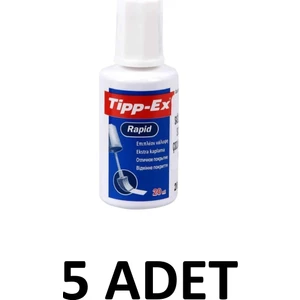 5 Adet Sıvı Silici Daksil 20ML  Sünger Uç