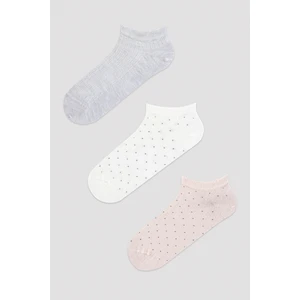 Joy 3lü Patik Çorap