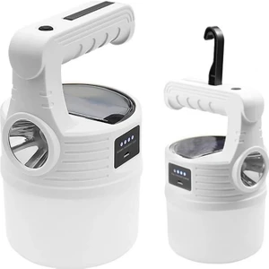 Neler Geldi Neler 10 Modlu Güneş Enerjili Solar Aydınlatma Kamp Çadır Lambası LED Şarjlı Işıldak El Feneri