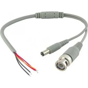 Kablolu Hazır   Bnc Konnektör Dc Power Jak Cctv Y Kablo 10 Adet