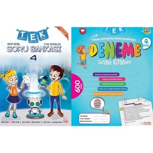 Palme Yayıncılık 4. Sınıf Tek Deneme Sınavı Kitabım - 4. Sınıf Tek Deneme Sınavı Kitabım Set