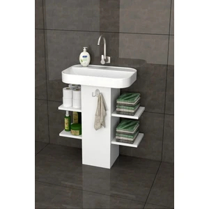 Banyo Dolabı Düzenleyici Dolap Banyo Düzenleyici Raflar Lavabo Altı Kapama Kutusu