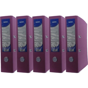 Geniş Plastik Klasör (56411-070) Pembe 5 Li Paket