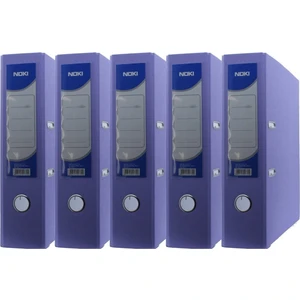 Geniş Plastik Klasör (56411-170) Lila 5 Li Paket