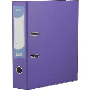 Geniş Çakmaklı Plastik Büro Klasörü 25 Adet Mor