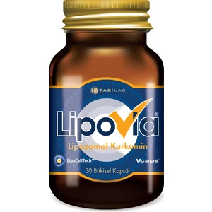 Lipovia Lipozomal Kurkumin 30 Bitkisel Kapsül