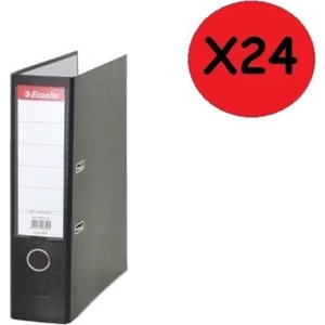 Klasör Ekonomik Geniş Siyah Klasör (24 Lü Paket)