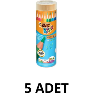 5 Adet Kids Evolution Triangle Üçgen Jumbo Boya Kalemi 12+1 Renk Metal Tüp