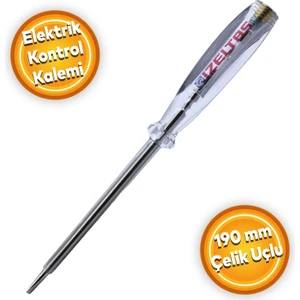 190 mm Düz Elektrik Kontrol Kalemi