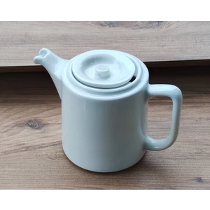 Göksan Mutfak Porselen Kulplu Sütlük Sirkelik Yağlık Sade Beyaz Kapaklı