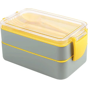 Titiz Plastik Titiz AP-9477 Fely Iki Bölmeli Beslenme Kabı Seti - Gri