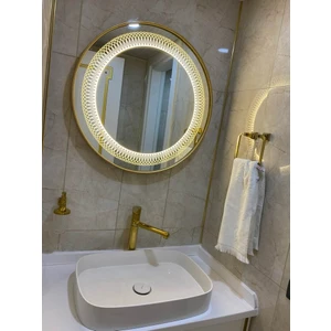 Yapı  Kumlamalı Yuvarlak Banyo Aynası