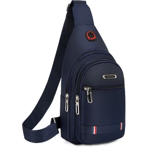 Go Biz Erkek Çantası, Açık Seyahat Omuz Çantası, Moda Erkek Küçük Göğüs Çantası, Polyester Crossbody Çanta, Rahat Küçük Sırt Çantası (Yurt Dışından)