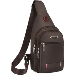 Go Biz Erkek Çantası, Açık Seyahat Omuz Çantası, Moda Erkek Küçük Göğüs Çantası, Polyester Crossbody Çanta, Rahat Küçük Sırt Çantası (Yurt Dışından)