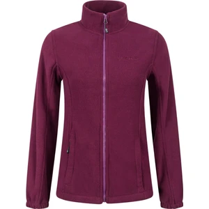 Pello Tam Fermuarlı Heavy Kadın Polar Sweatshirt Mor