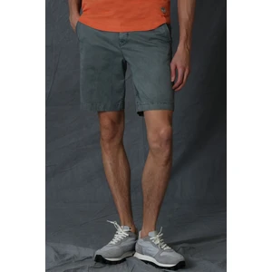 Zegler Spor Erkek Chino Şort Slim Fit Yeşil